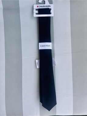 Calvin Klein Black Skinny  Tie